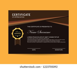 Modern certificate vector