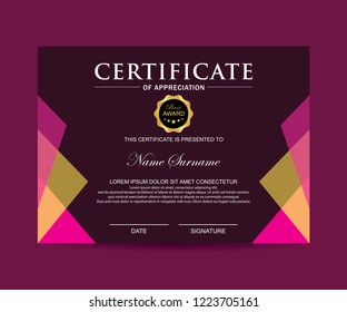 Modern certificate vector
