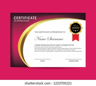 Modern certificate vector