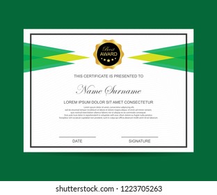 Modern certificate vector