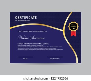 Modern certificate vector