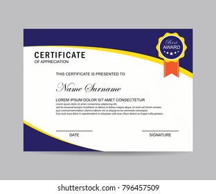 Modern certificate vector