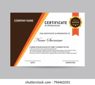 Modern certificate vector