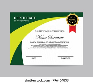 Modern certificate vector