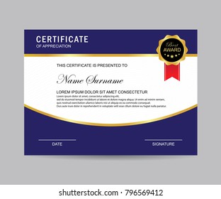 Modern certificate vector