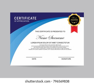 Modern certificate vector