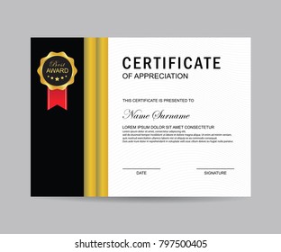Modern certificate vector