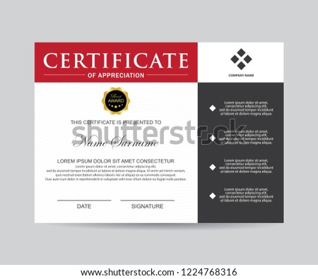Modern certificate vector