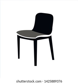 Modern Chair icon. Office furniture. Vector Illustration. Eps10