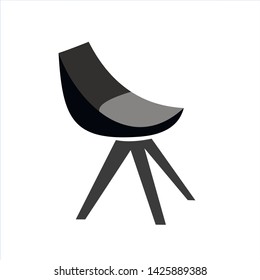 Modern Chair icon. Office furniture. Vector Illustration. Eps10