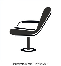 Modern Chair icon. Office furniture. Vector Illustration. Eps10