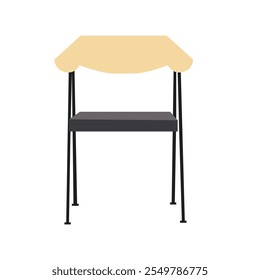 modern chair isolate on white background