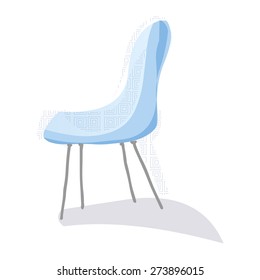 Modern chair vector illustration