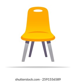 Modern chair vector isolated illustration