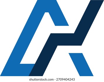 Un logotipo abstracto de Vector financiero de carácter moderno con líneas diagonales audaces, ideal para marcas de tecnología, financieras, startups, identidad corporativa, diseño digital y marca profesional.