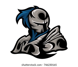 Modern Charismatic Knight Leader Logo