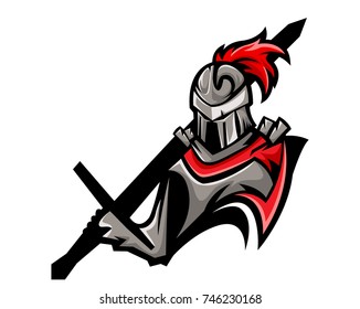 Modern Charismatic Knight Leader Logo