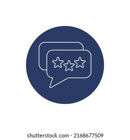 Modern chat bubble icon vector