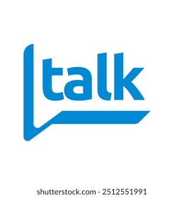 Moderne Chat Talk Logo Design Vektor Vorlage