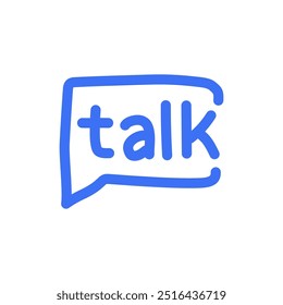Modelo moderno de vetor de design de logotipo de conversa de bate-papo