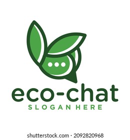 Modern Chatting With Leaf Design