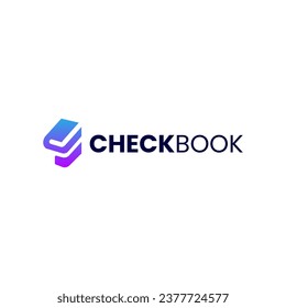 Modern Check Book logo design