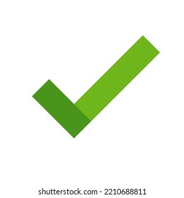 Icono de marca de verificación moderna. Confirmación o aprobación. Vector.