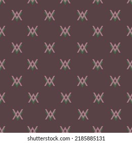 Modern check mark masculine seamless geometric motif pattern, fabric design manly background. Simplicity concept, small patch print block apparel textile, ladies dress, man scarf, shirt, fashion.