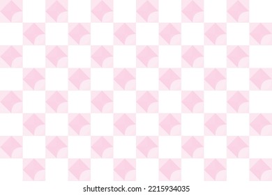 Modern Checker Pattern Fabric is surrounded on all four sides by a checker of a different colour.