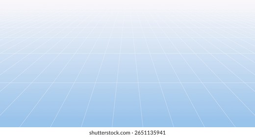 Fondo de hoja de papel blanco azul a cuadros moderno. Tecnología de Vector.