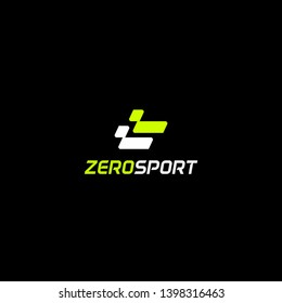 Modern Checkered Flag with Initial Z Logo Design Template For