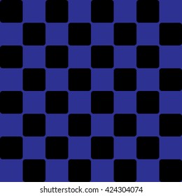 Modern Checkered Pattern Texture Chess Print