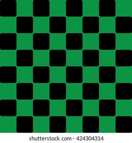 Modern Checkered Pattern Texture Chess Print