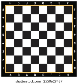 Modern Chess Board Vector Illustration