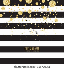 Modern Chic Background Vector Design