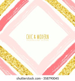 Modern Chic Paint Brush Vector Design