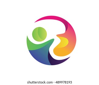 Modern Children Education Logo - Creative Yin Yang Education