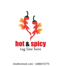 modern Chili Logo Design template, Hot Chili logo designs concept
