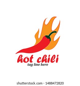 modern Chili Logo Design template, Hot Chili logo designs concept
