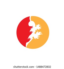 modern Chili Logo Design template, Hot Chili logo designs concept
