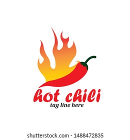 modern Chili Logo Design template, Hot Chili logo designs concept
