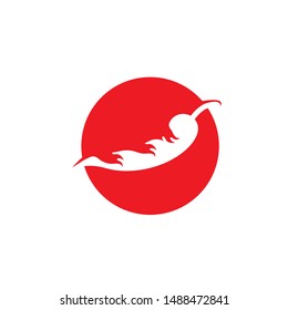modern Chili Logo Design template, Hot Chili logo designs concept
