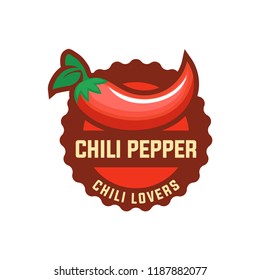 modern Chili Logo designs template, Hot Chili logo designs concept. Chilli pepper logo food label or sticker. Concept for farmers market, organic food, natural product design.Vector illustration.