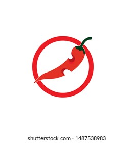 modern Chili Logo designs template, Hot Chili logo designs concept
