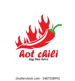 modern Chili Logo designs template, Hot Chili logo designs concept
