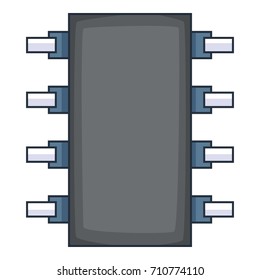 Modern chips icon. Cartoon illustration of modern chips vector icon for web