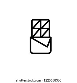 Modern chocolate icon