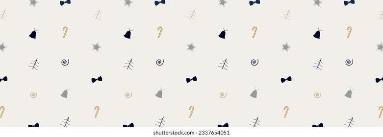 Modern Christmas background. Flat vector illustration.