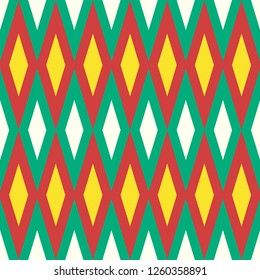 modern christmas rhomb seamless pattern 