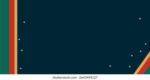 Modern Christmas theme template background with negative area for text